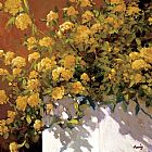 Philip Craig Canvas Paintings - Yellow Geraniums
